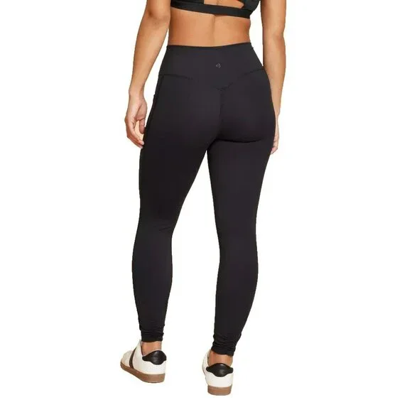 Women's Black High-Waisted Leggings - Picture 2 of 7